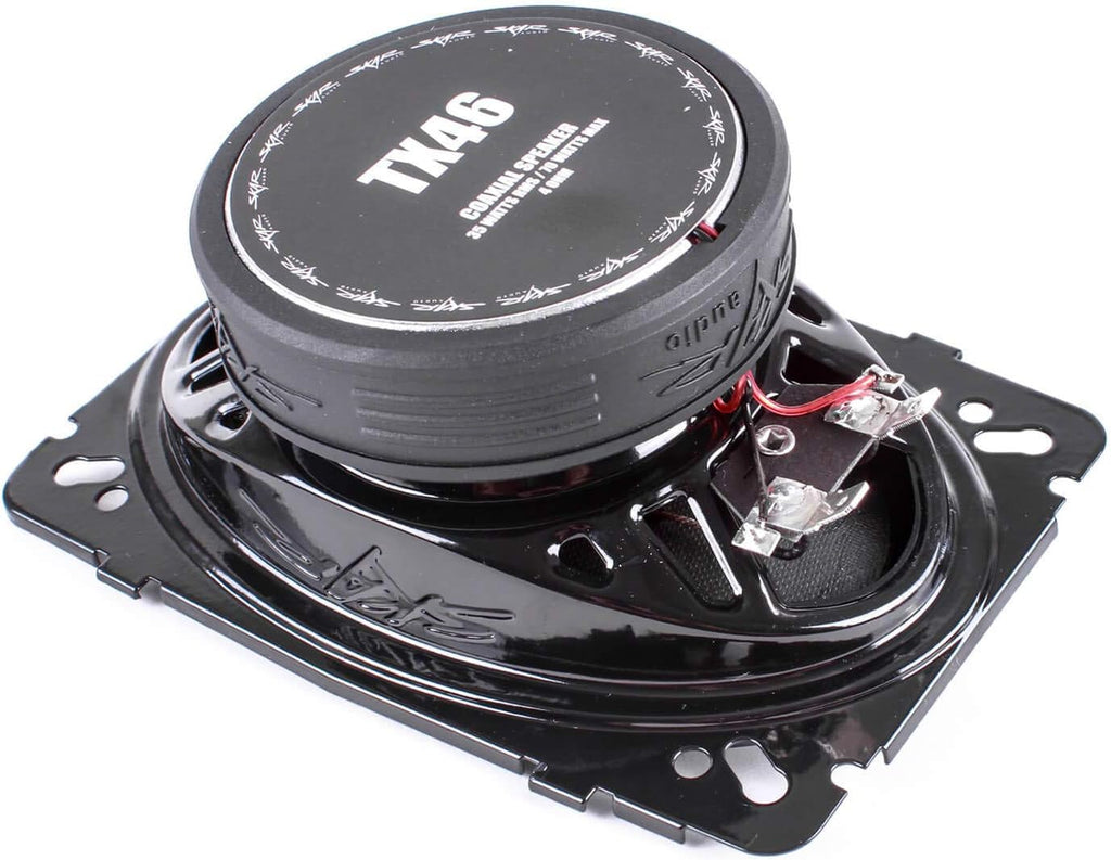 4" x 6" 140W 2-Way Coaxial Car Speakers, Pair W87090