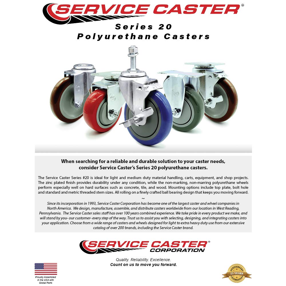 Set of 4 Heavy Duty Replacement Casters N1432