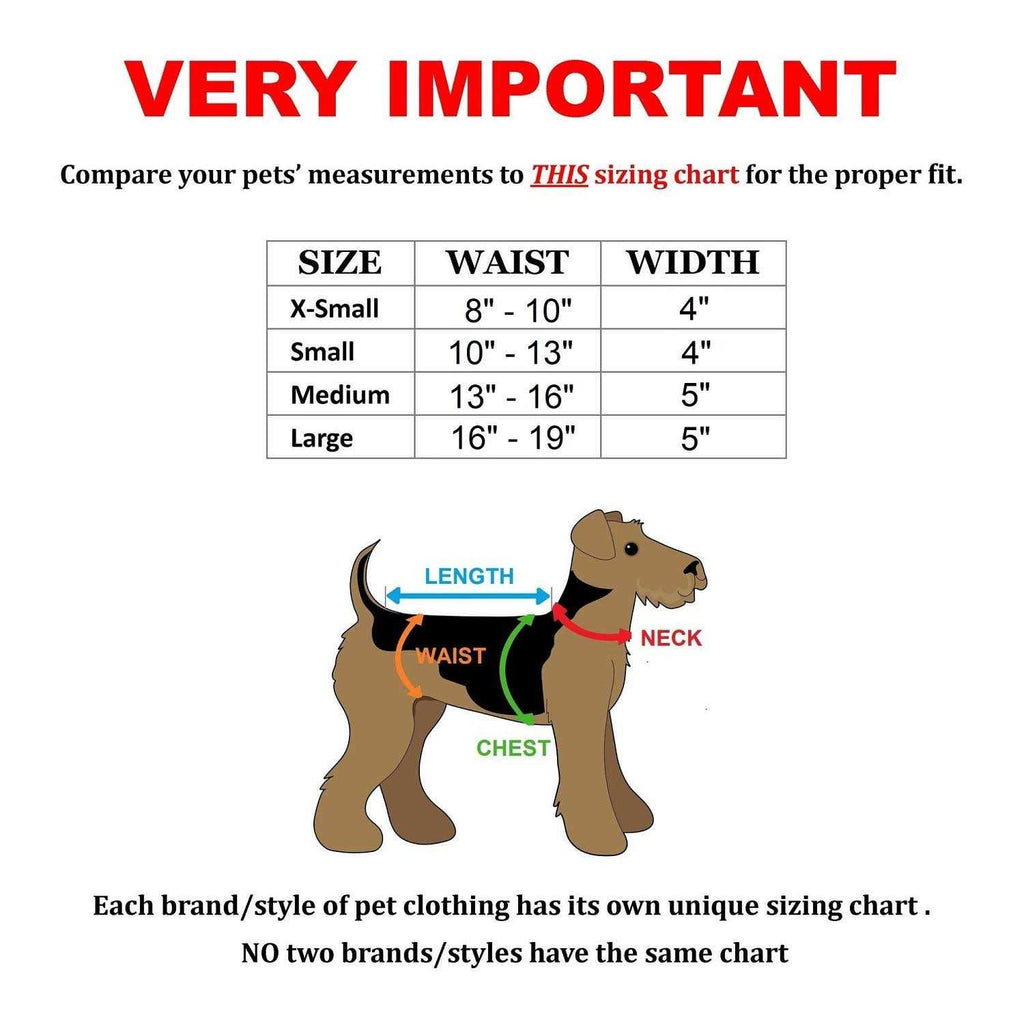 Washable Dog Diaper with Suspender L407
