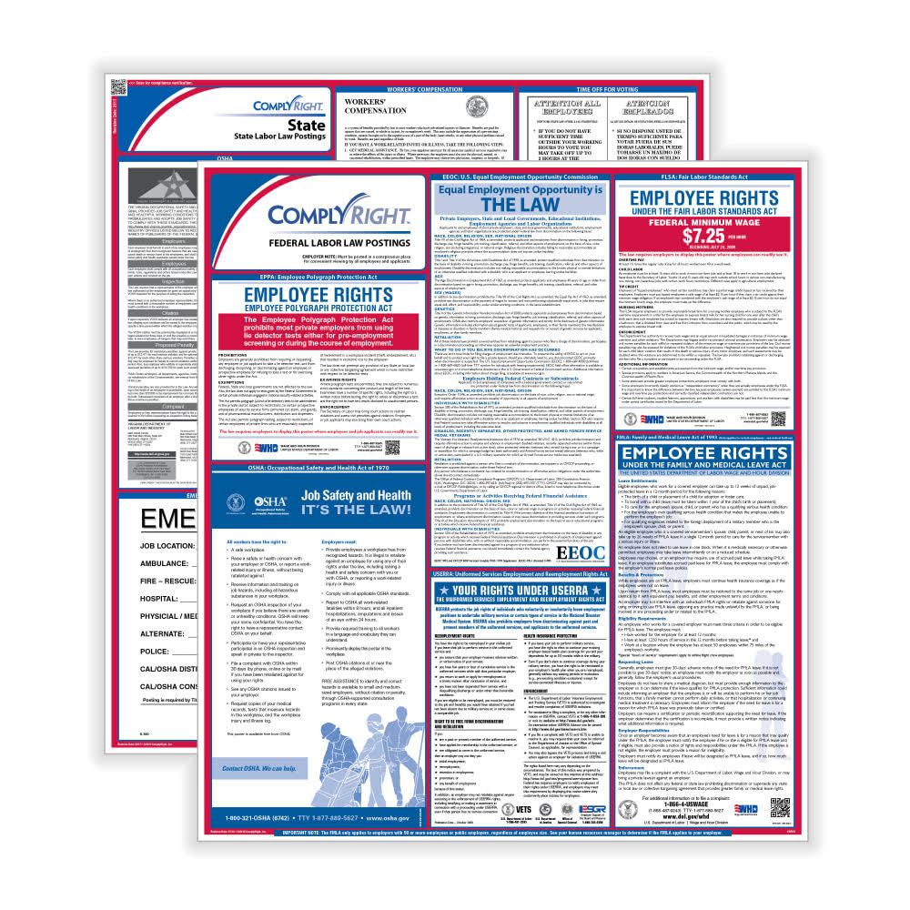 Kansas English Federal/State Labor Law Poster Service X69062