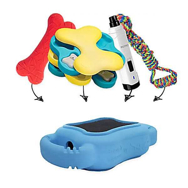 Square Dog & Cat Grooming Toy F209254