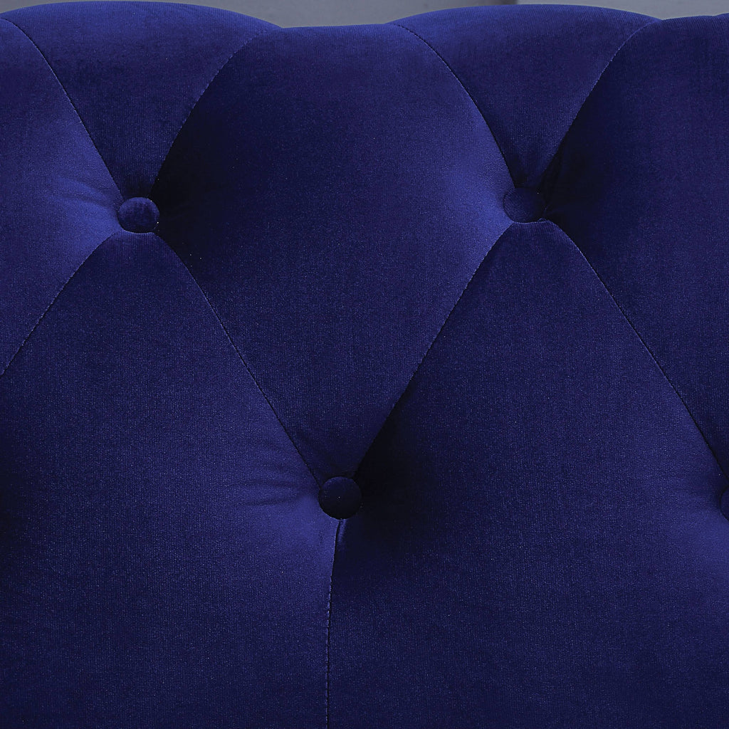 Black Tufted Fabric Chair B751