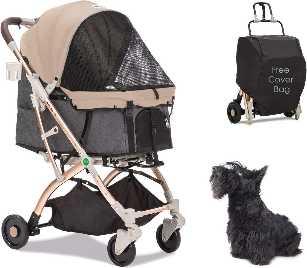 Light-Weight Pet Stroller with Convertible Compartment K2974
