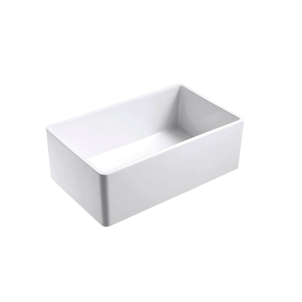 Reversible Fireclay Farmhouse Kitchen Sink X118958