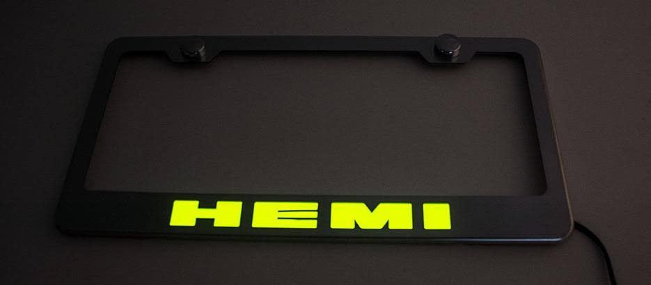 Illuminated License Plate Frame L57890