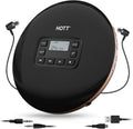 Portable CD Player with Headphones Black D176