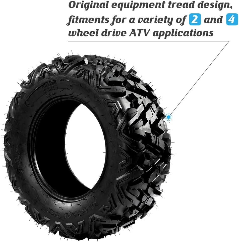 2PCS 25x8-12 All Terrain ATV UTV Tires 6PR X68690