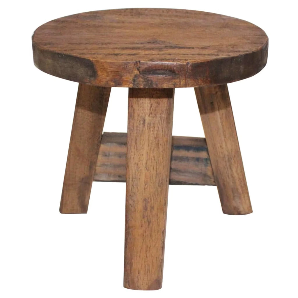 Solid Reclaimed Wood Stool X678