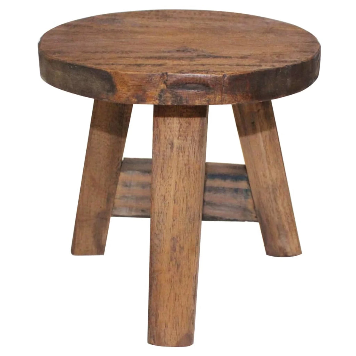 Solid Reclaimed Wood Stool X678