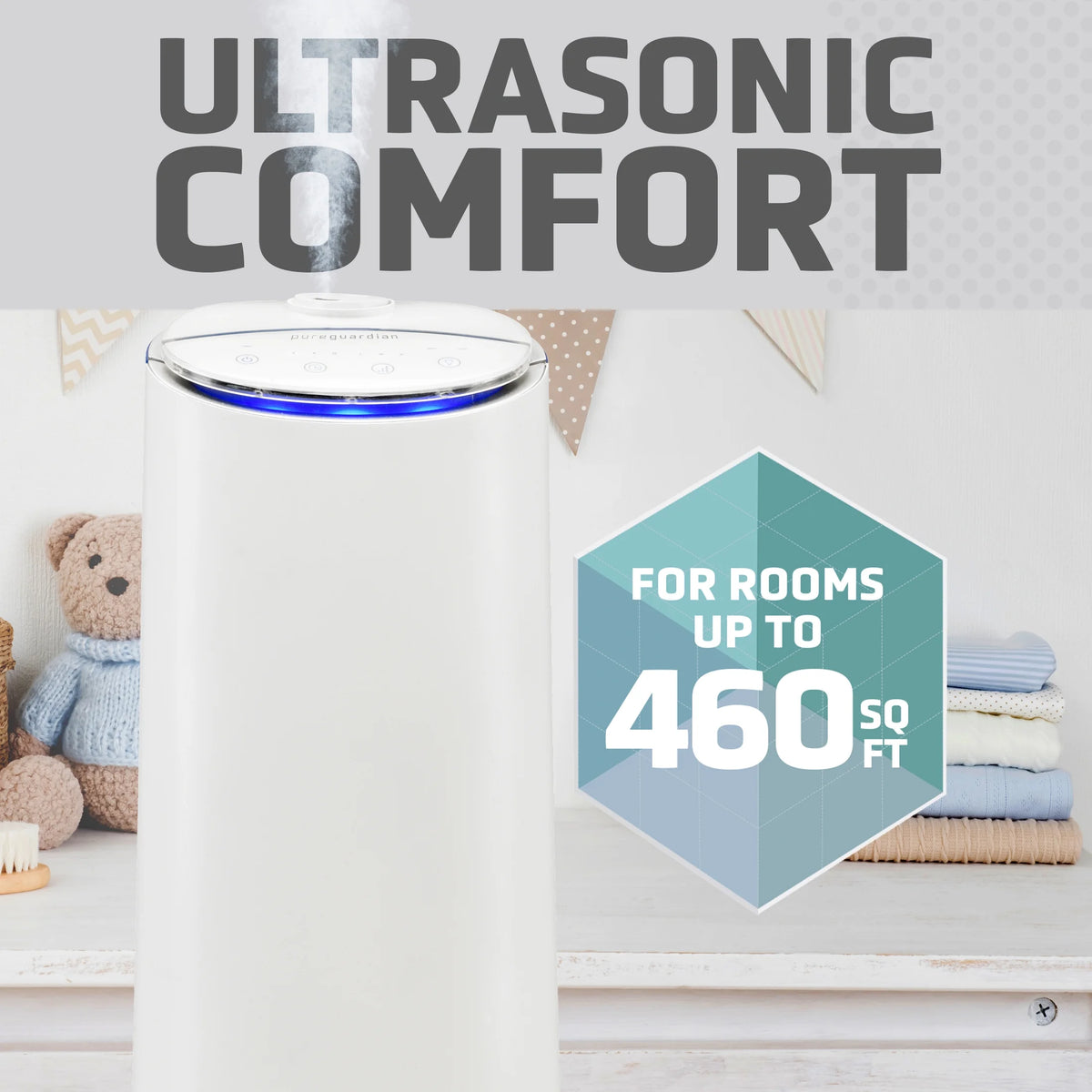 1.5 Gallon Warm and Cool Mist Ultrasonic Humidifier Y811176