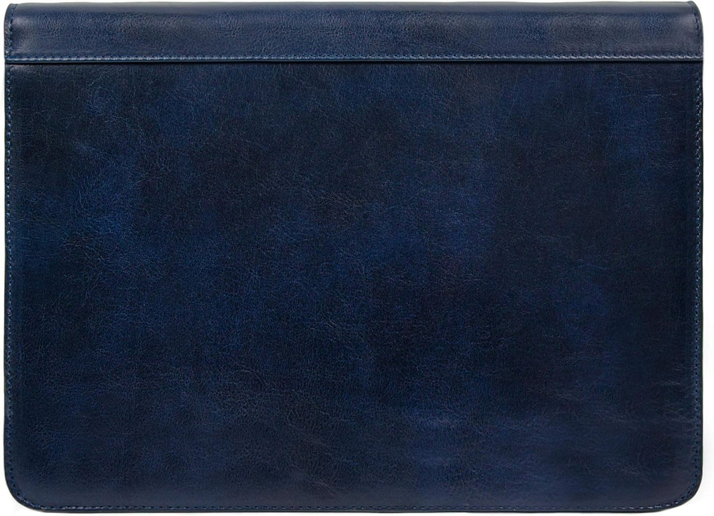 Blue Leather Portfolio Document Folder T43573