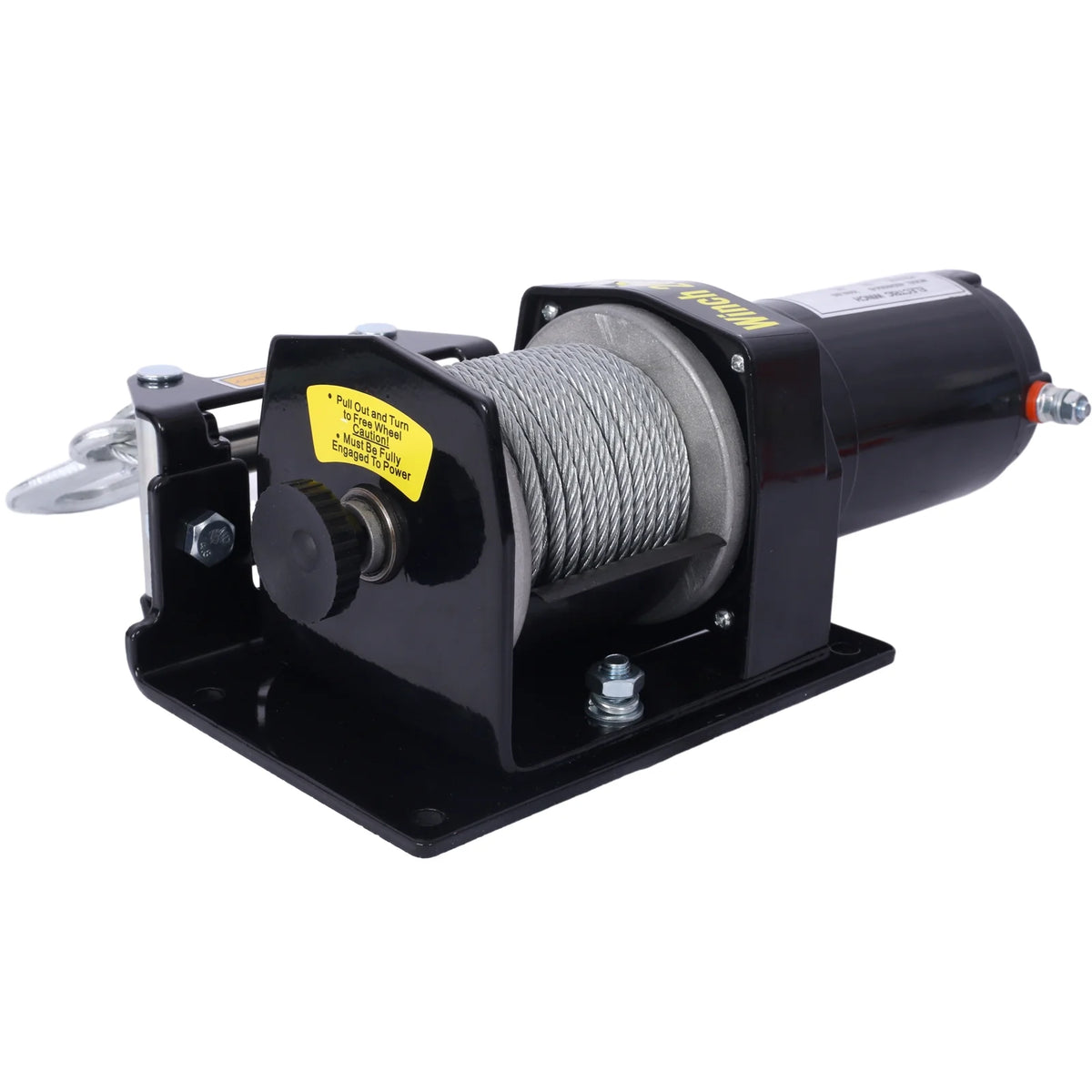 2000lb 12V Electric Winch with Steel Cable D791