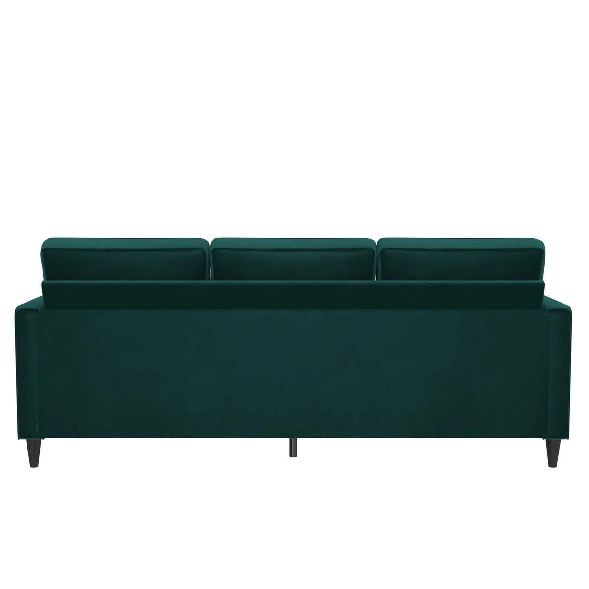 Green Velvet Reversible Sectional Sofa P339