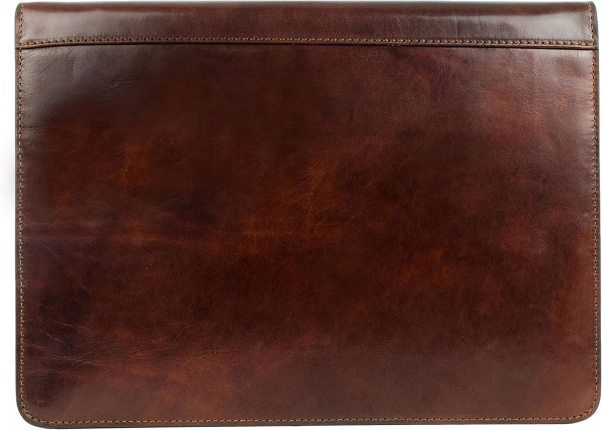 Blue Leather Portfolio Document Folder T43573