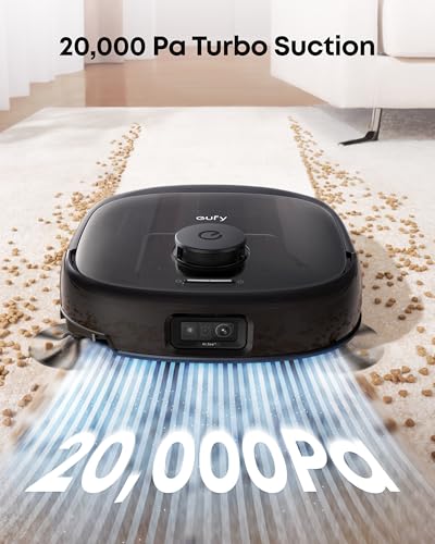 Robot Vacuum and Mop Combo with Self-Cleaning Station J4835