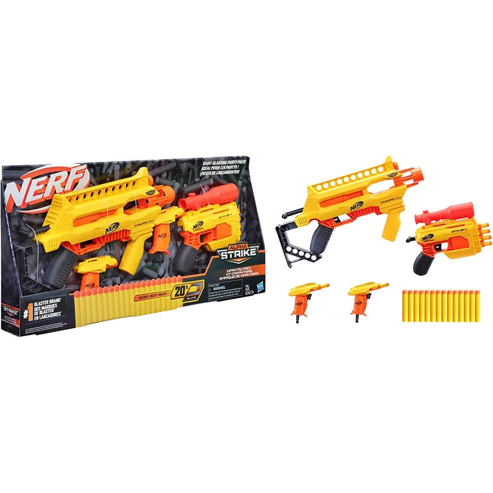 Nerf Alpha Strike Infantry Blaster Pack X5805
