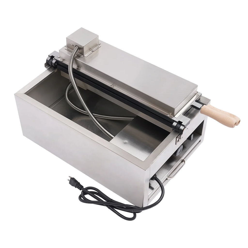 Electric Taiyaki Fish Waffle Maker, Stainless Steel Non-stick Waffle Iron H341669
