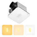 Black 90 CFM 1.5 Sones Bathroom Exhaust Fan with Light H70964