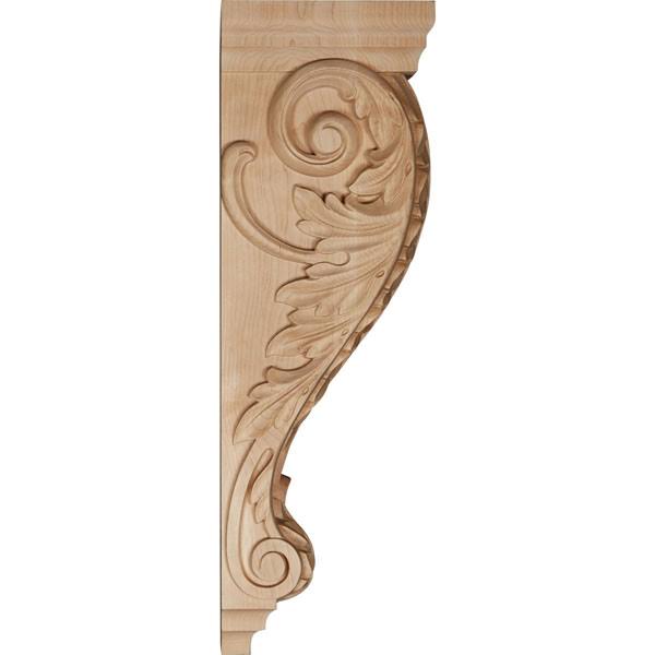 Medium Jumbo Acanthus Wood Corbel Rubberwood D574861