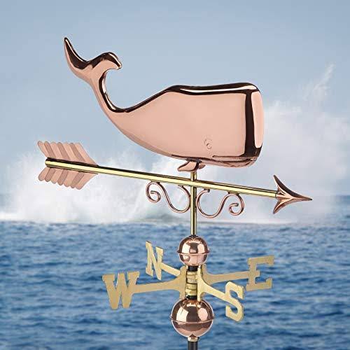 Pure Copper Save The Whales Weathervane B85066