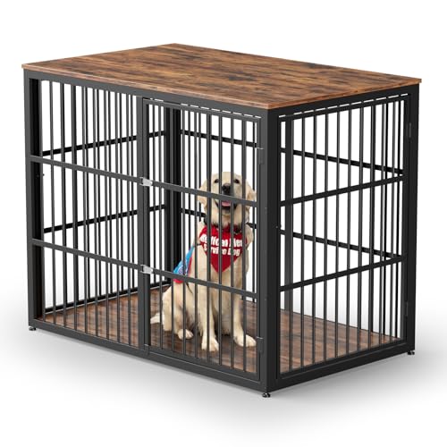 XL Wooden Dog Crate with 3 Doors N25603