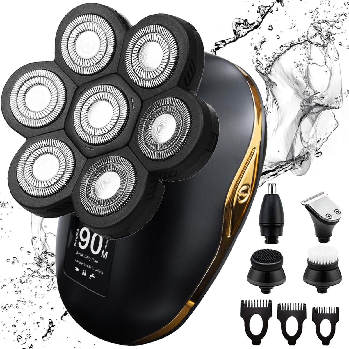 5-in-1 Electric Shavers Rotary Razor V71680