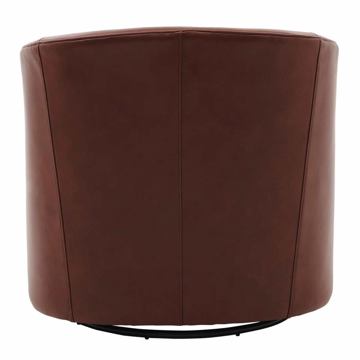 Top Grain Leather Swivel Chair U16865