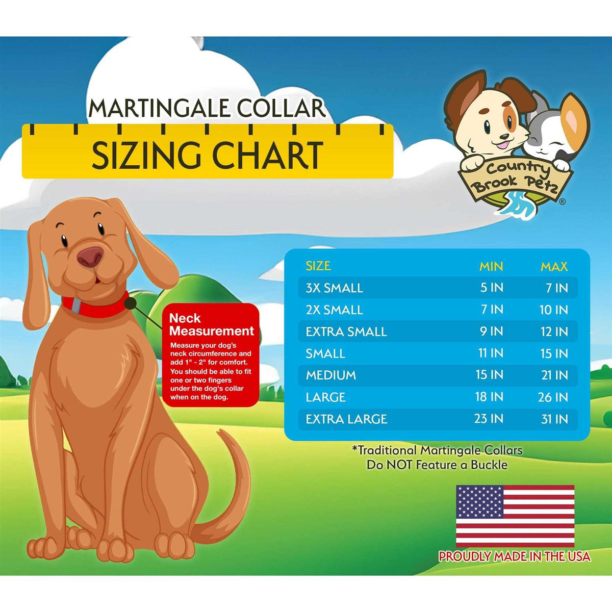 Martingale Dog Collar E619