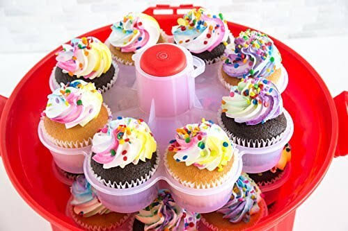 Red Cupcake Carousel C61215