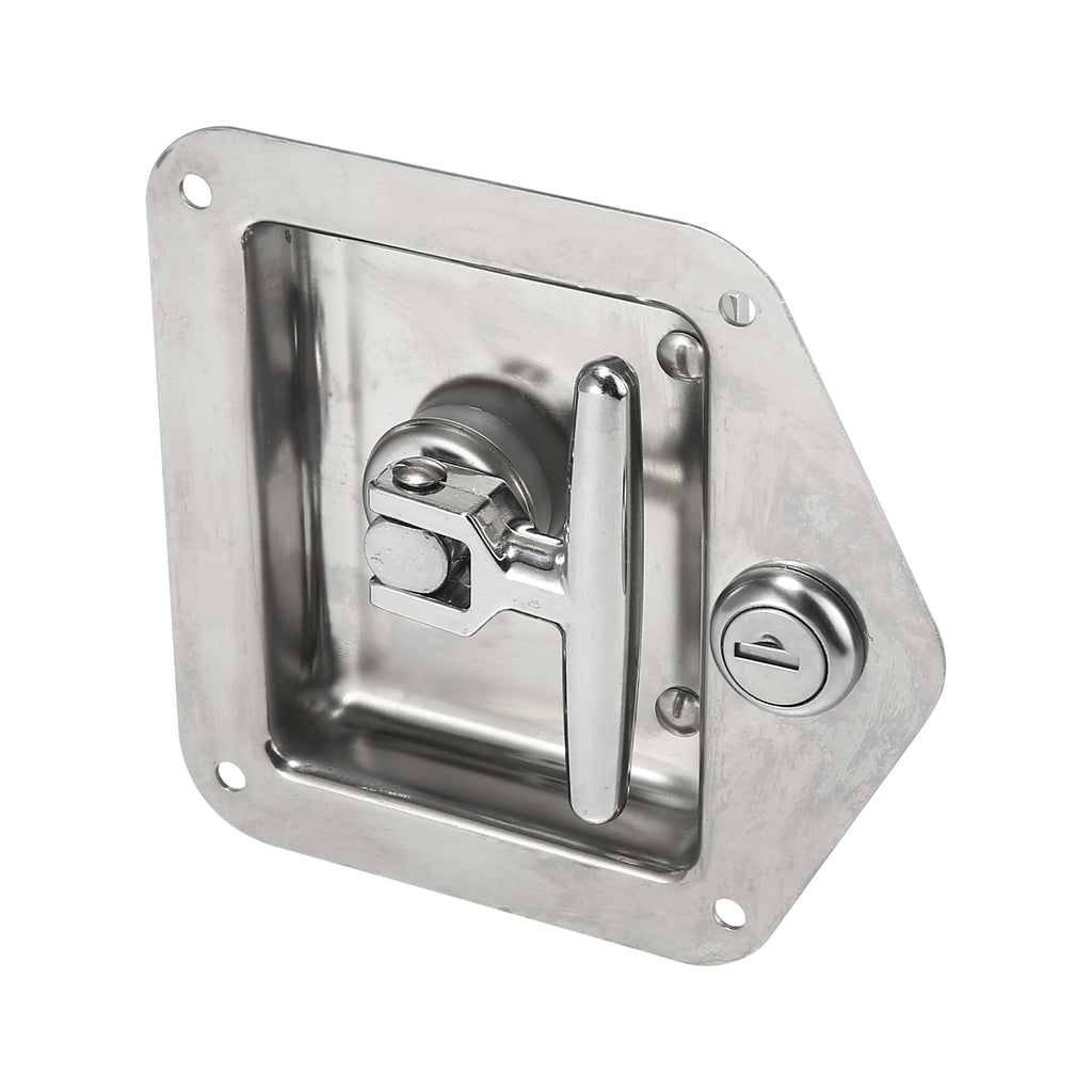 2 Set Stainless Steel Tool Box Lock with Gasket and Keys Q369251