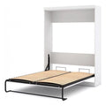 White Queen Wall Bed O589