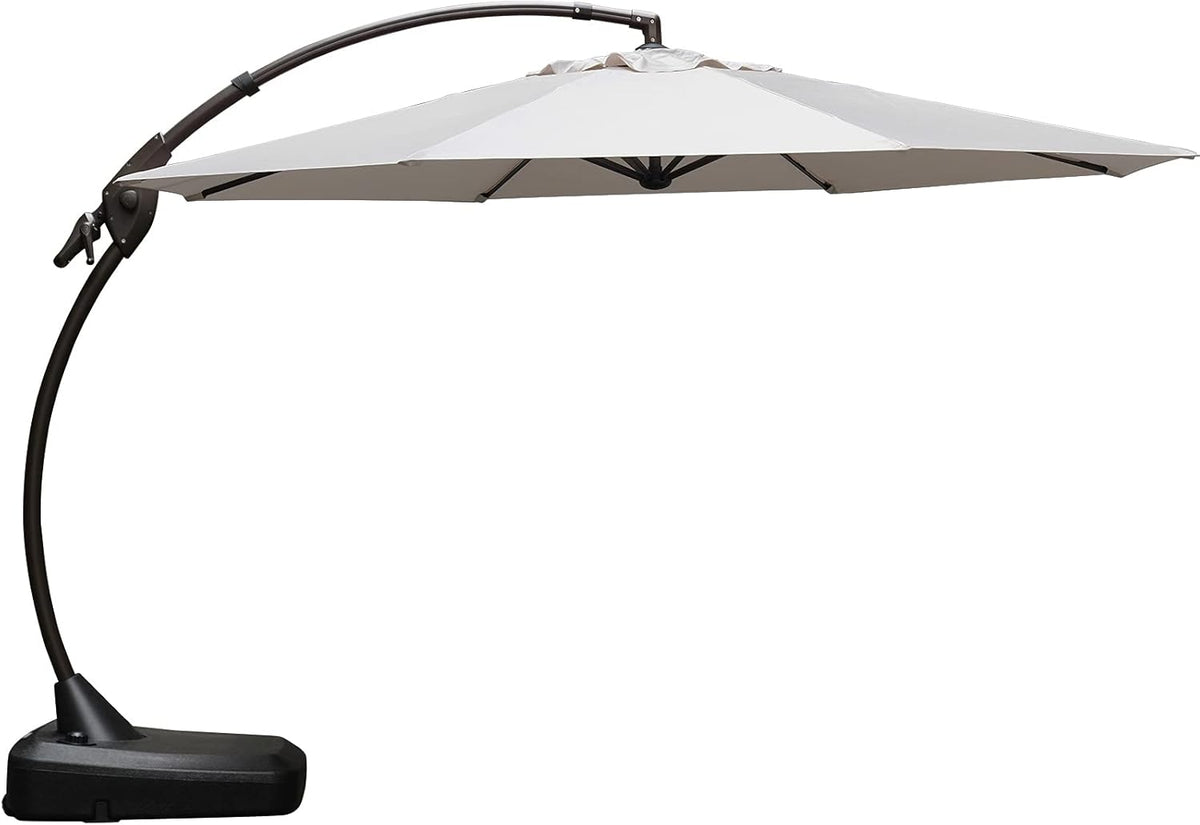 11 FT Curvy Aluminum Offset Cantilever Umbrella L593972