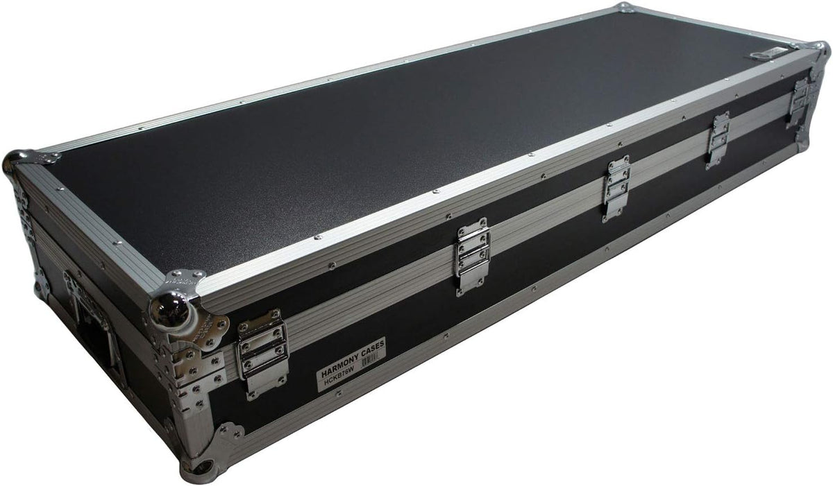 Flight Rolling ATA Hard Case Compatible with 76 Note Keyboard K86369