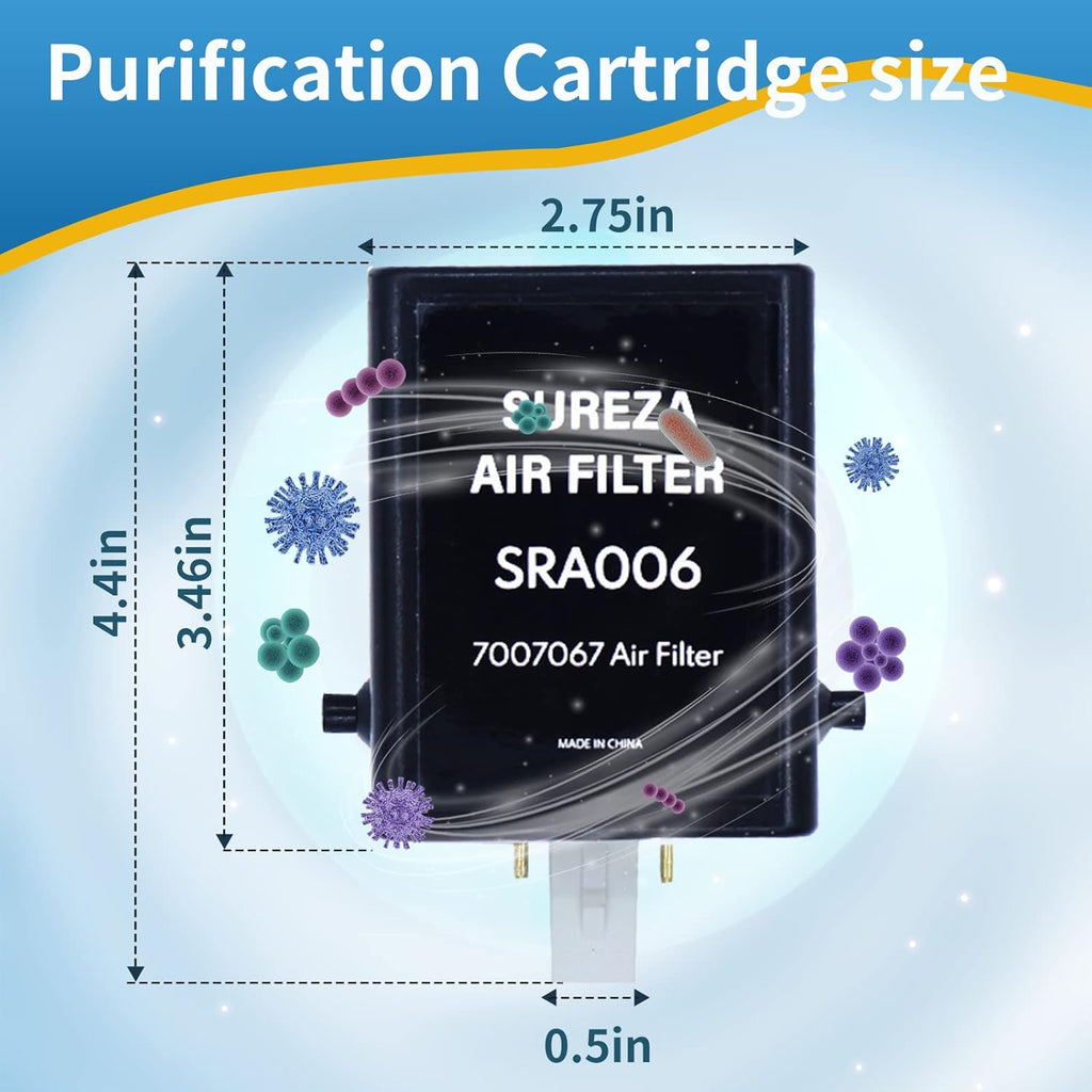 Air Purification Cartridge Replacement Refrigerator Filter Pack of 2 R42936