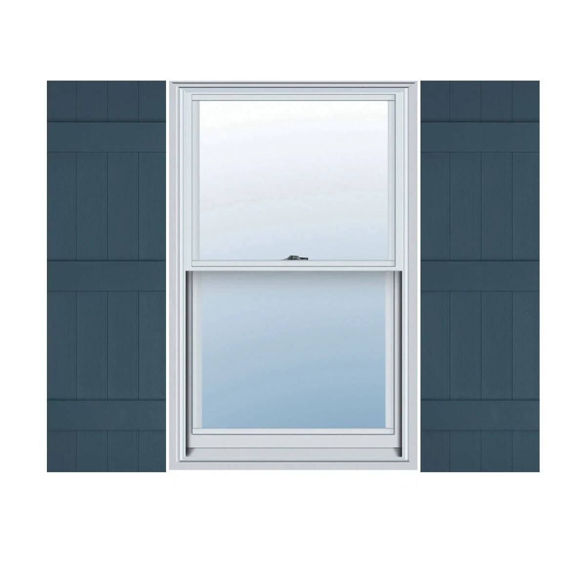 Lifetime Vinyl Board-n-Batten Shutters per Pair, 14 x J806381