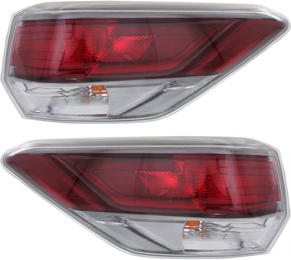 Outer Tail Light Pair for Toyota Highlander 2014 2015 2016 N2499