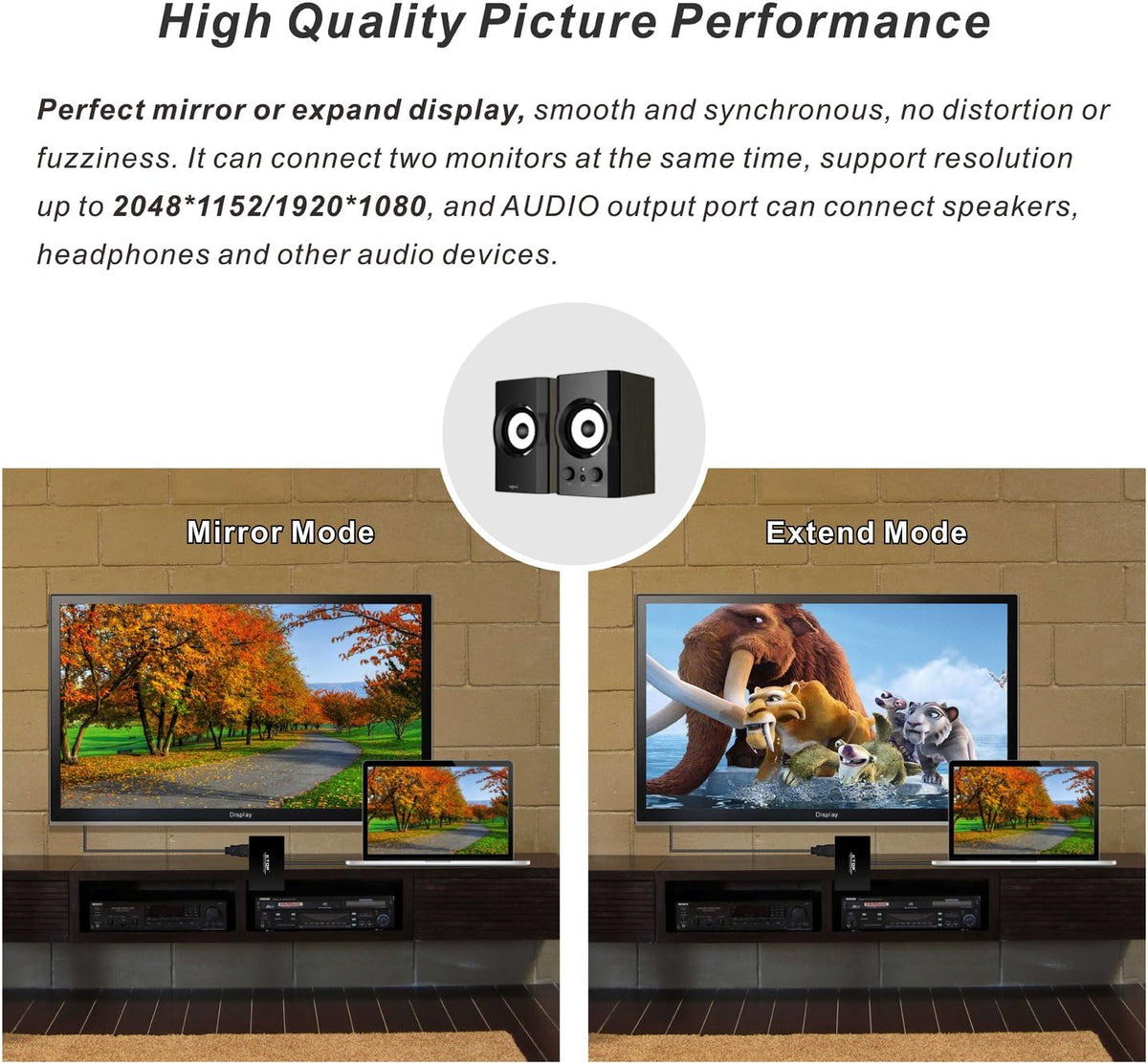 USB 3.0 to HDMI-DVI-VGA Video Graphics Card Adapter, Pack of 2 J382925