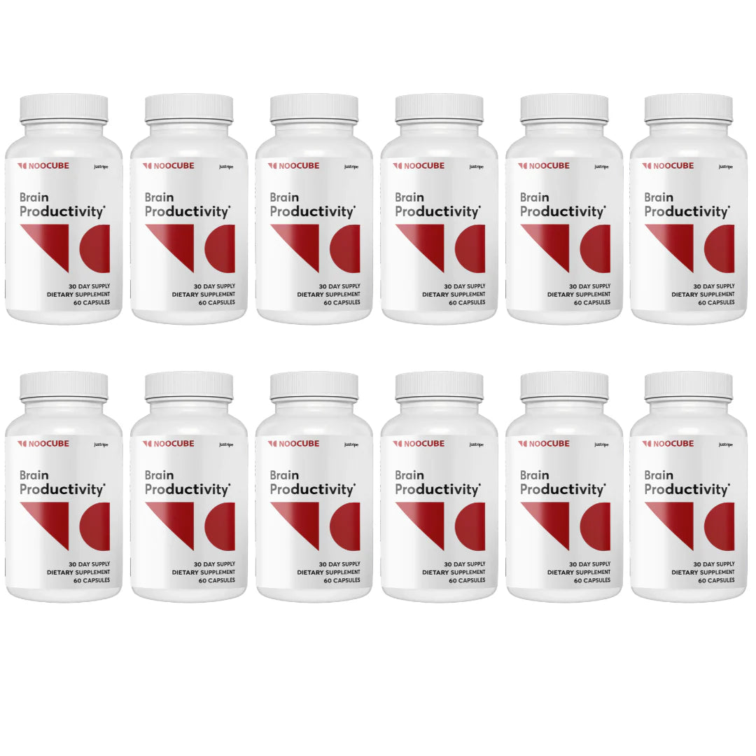 Healthy Brain Support Supplement 12 Bottles E158557