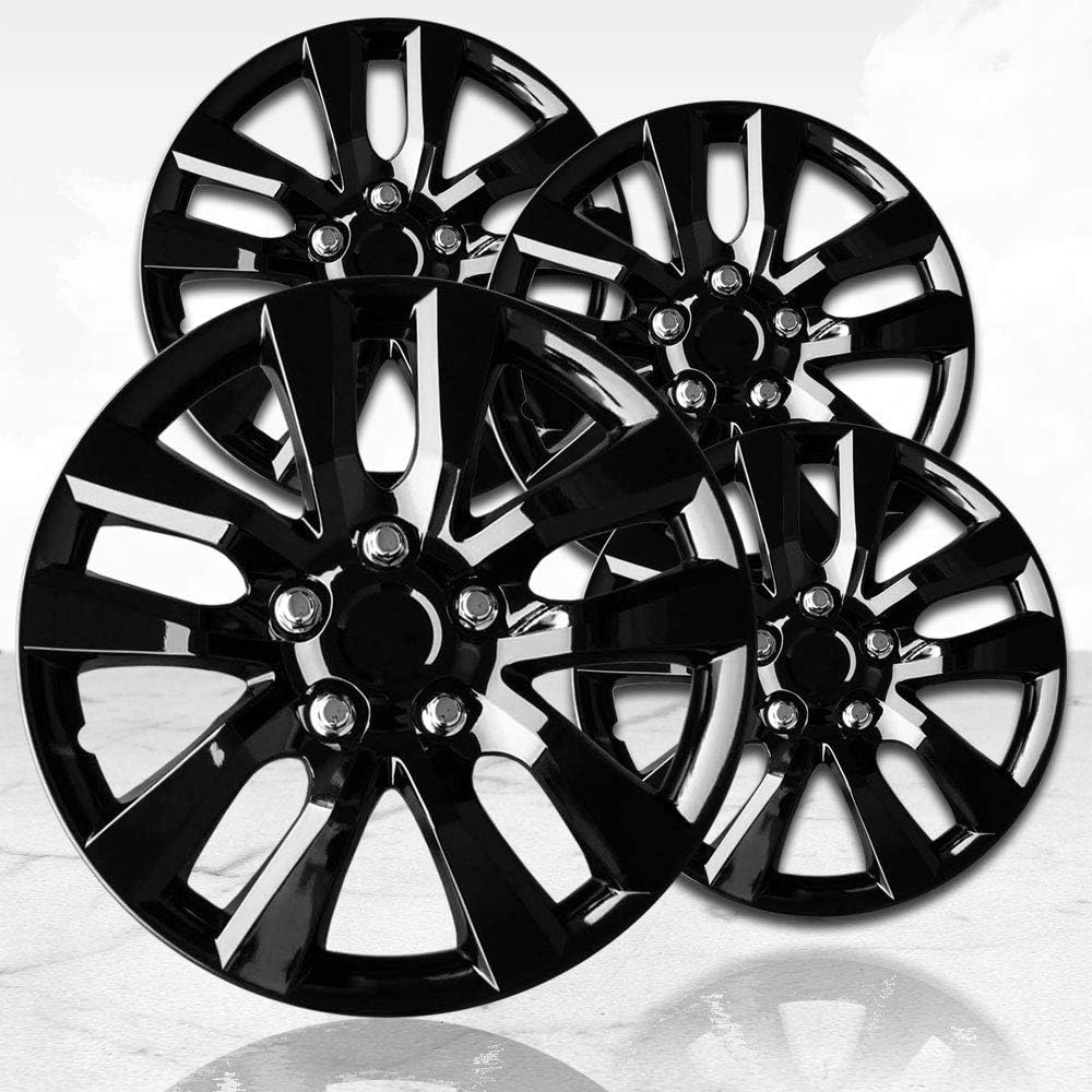 Gloss Black 16 4pc Hubcaps Wheel Covers Set of 4 X833