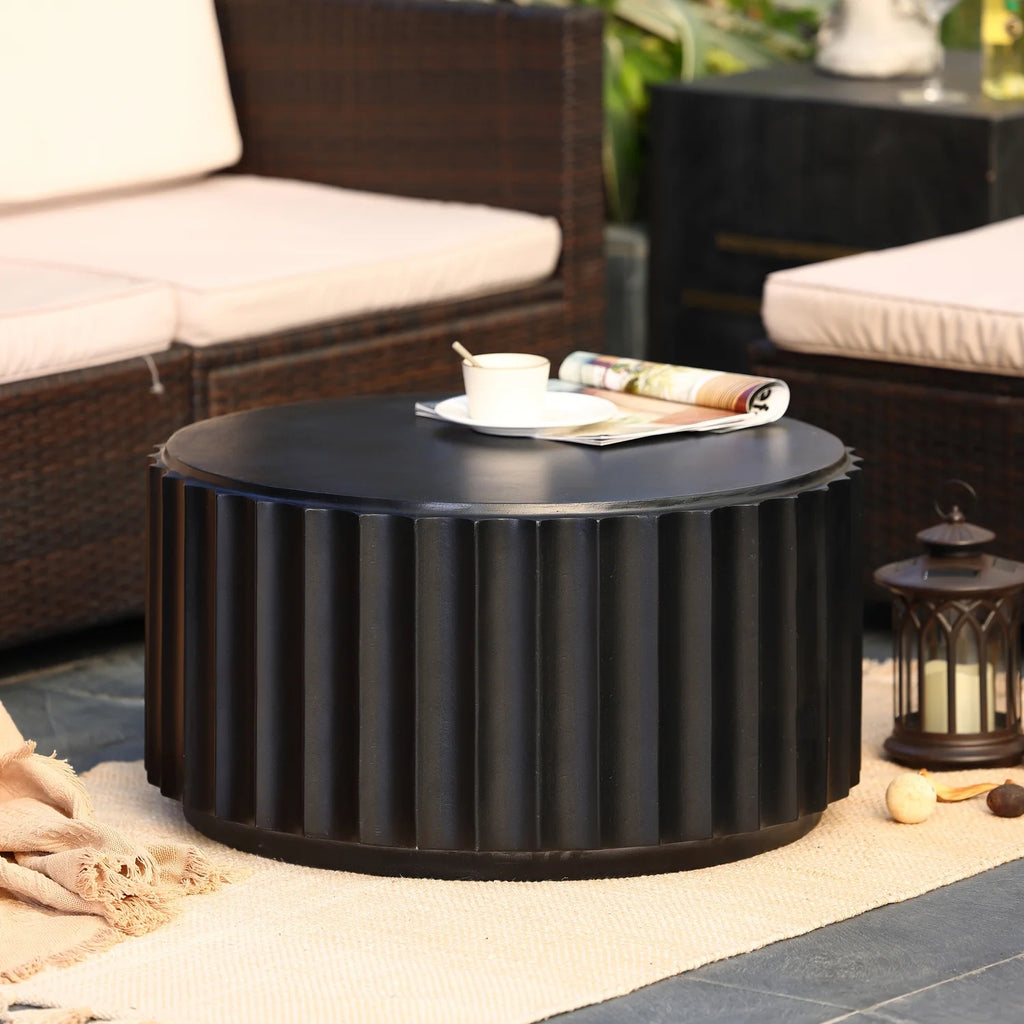 Black Round Coffee Table S867475