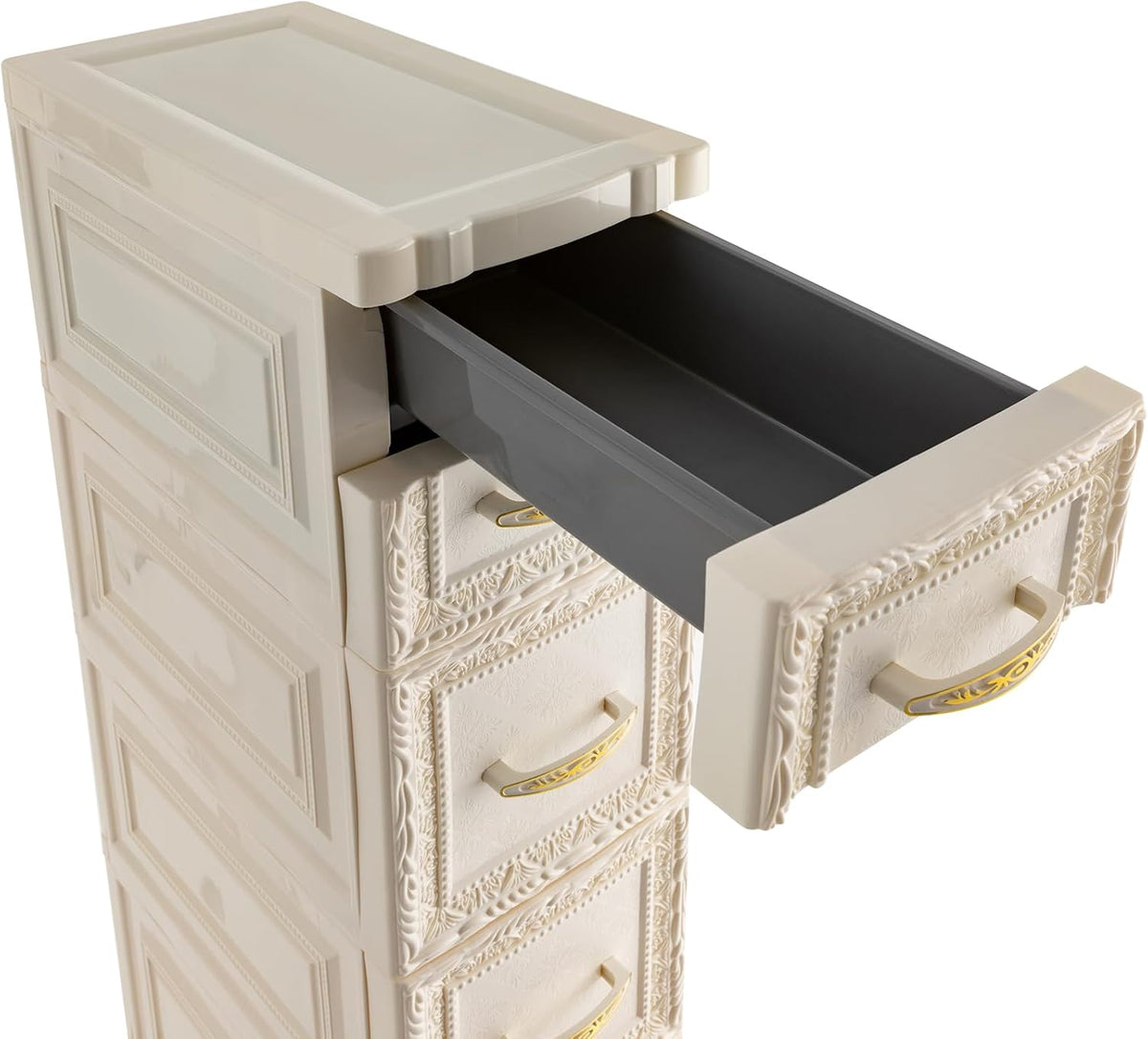 8 Drawer Narrow Storage Cabinet with Pull Handles I301387