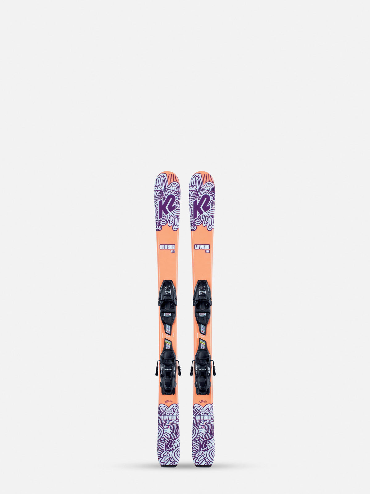 Kids Skis with Bindings 76cm Q65524