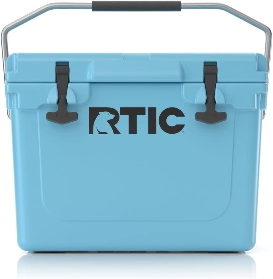 RTIC Hard Cooler Ice Chest with Heavy Duty Rubber Latches O82977