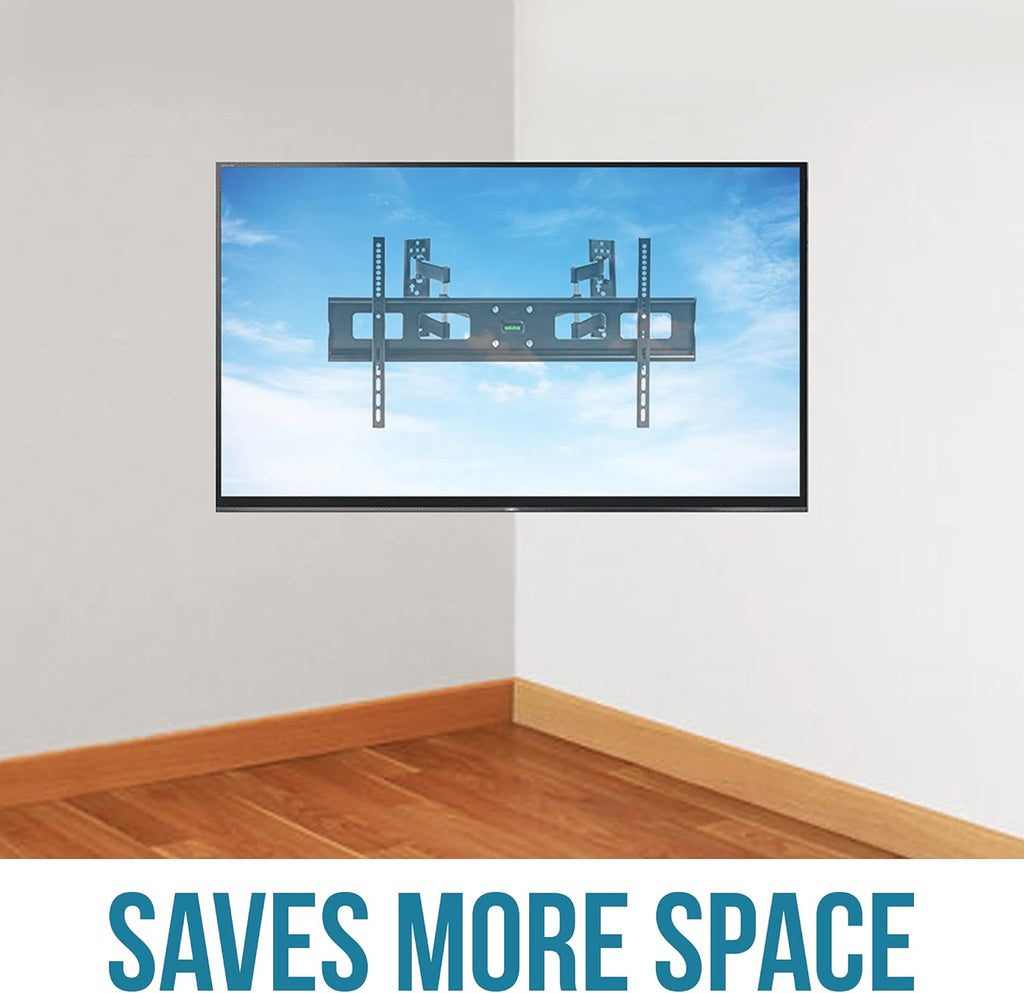 TV Corner Mount with Dual Extension Arm, Heavy Duty LCD LED TV Monitor M840