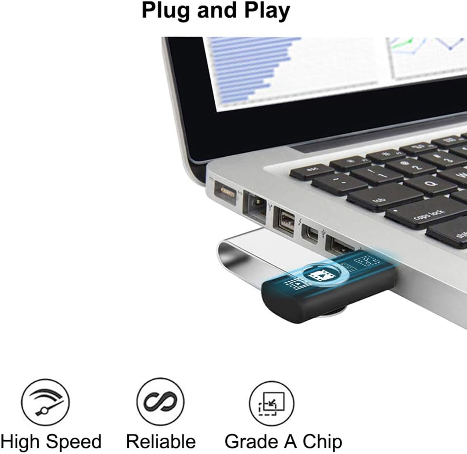 4GB USB 2.0 Swivel Flash Drive 20 Pack X480