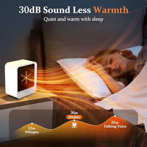 Electric Space Heater, 500 Watts 2 Speeds Black L418772
