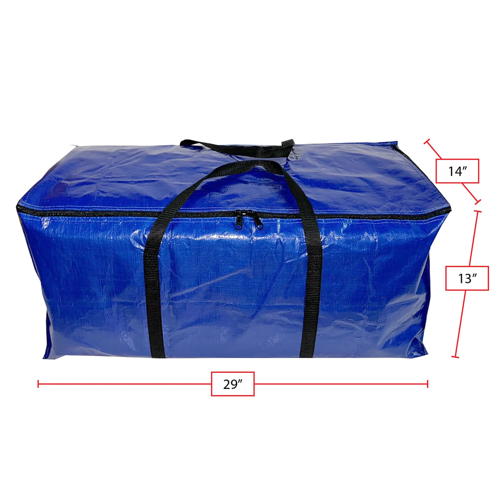 6 Pack 24 gal Moving Storage Bags with Top Zipper S471904