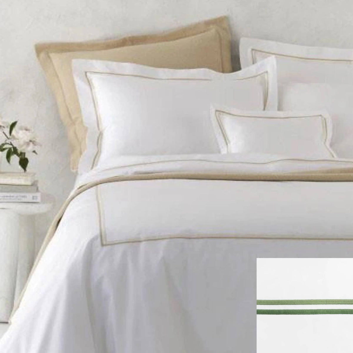 Azure Full/Queen Flat Sheet K38342