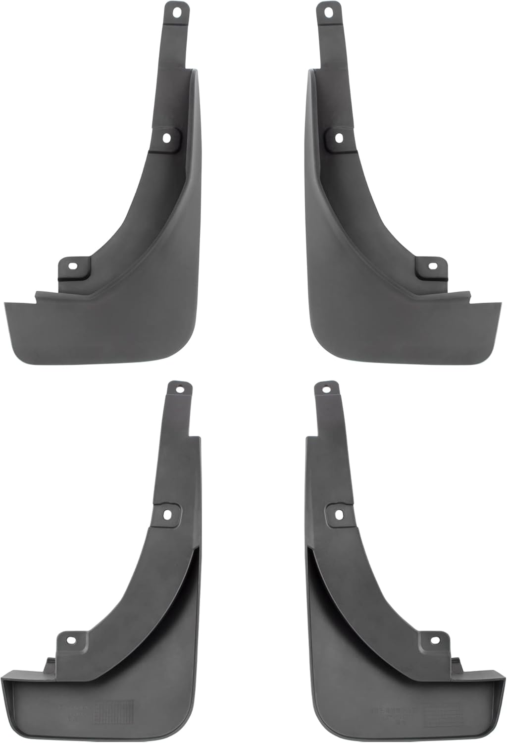 Set of 4 Front and Rear Mud Flaps Splash Guards for Ford Escape 2020 2021 Sport Utility Mud Guard Set W840351