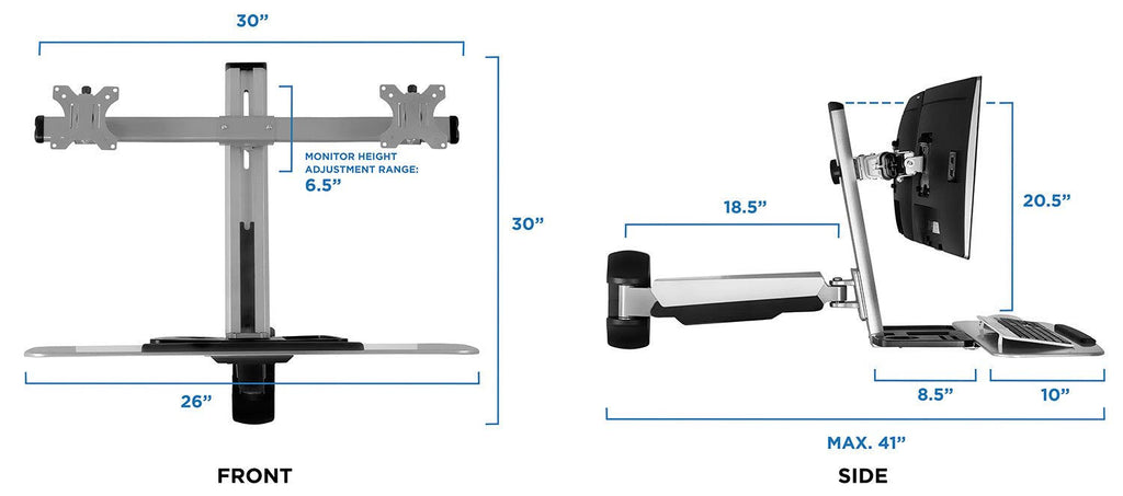 Bracket for 2 LCD Displays B84640
